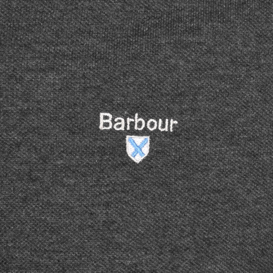Alternative Image for ProductBarbour Pique Polo T Shirt Grey3